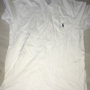 White youth large polo T shirt